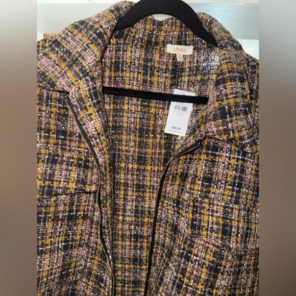 Buckle Multicolor Tweed Blazer - Picture 4 of 7